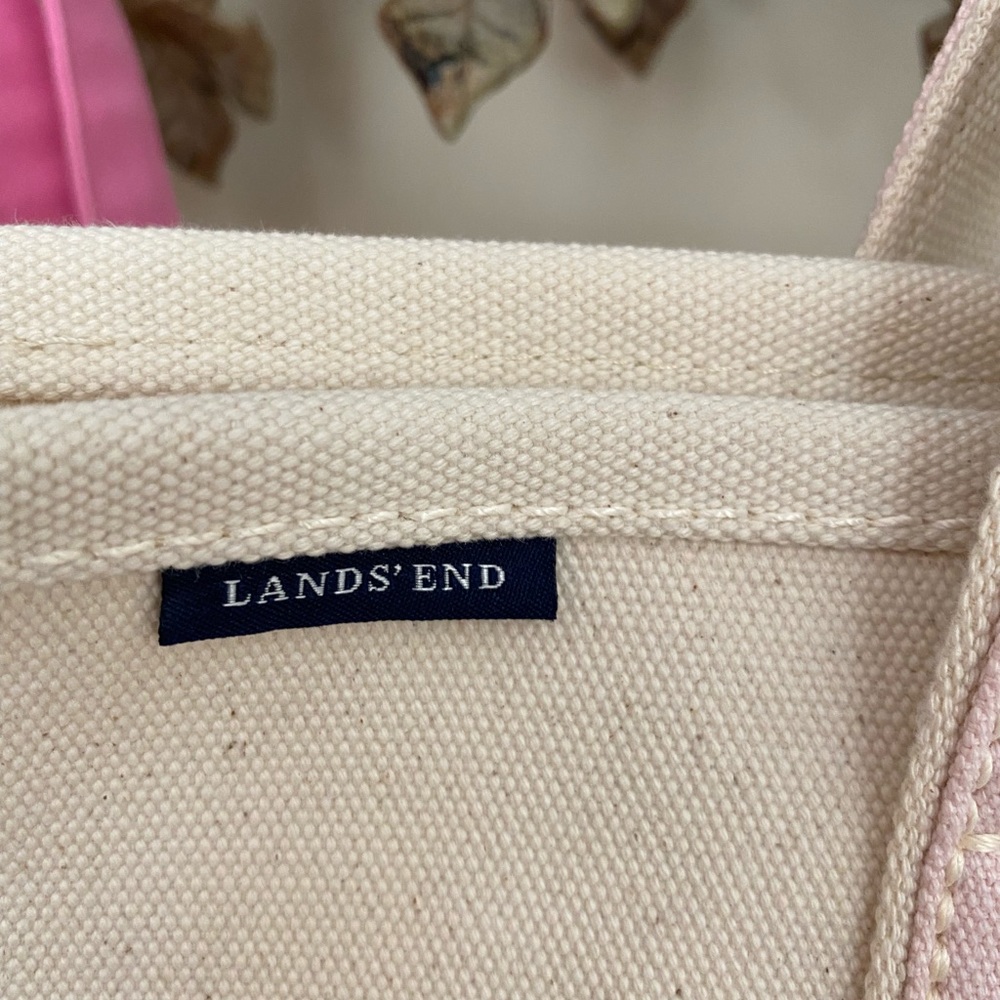 Lands End Extra Large Tote & Barrel bag - Picture 4 of 8